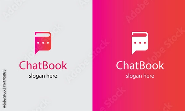 Fototapeta Logo wektor książki