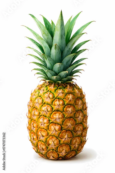 Fototapeta pineapple isolated on white