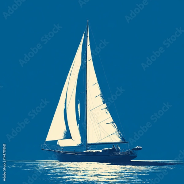 Obraz sailing boat on the sea