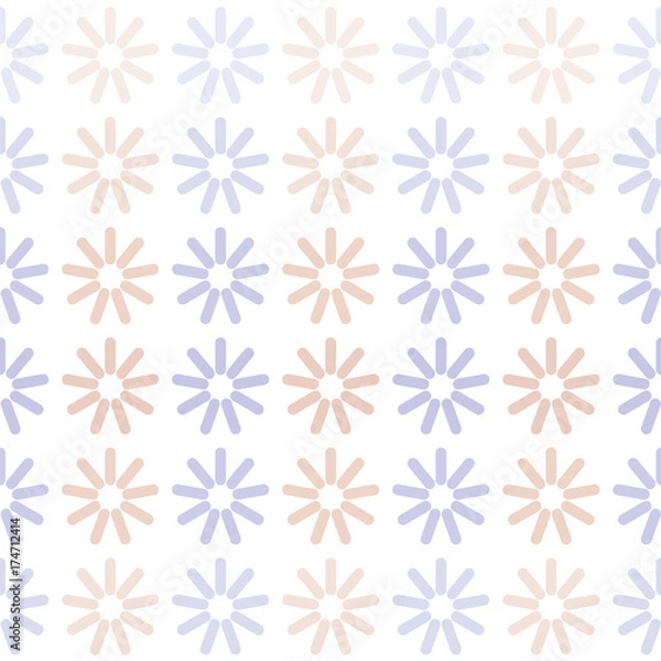 Obraz Seamless abstract pattern with dashes