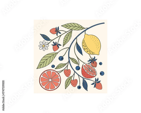 Fototapeta vintage, card, design, frame, paper, art, flower, pattern, vector, floral, illustration, decoration, old, texture, leaf, flowers, antique, retro, vector design, border, grunge, gold, nature, spring, 