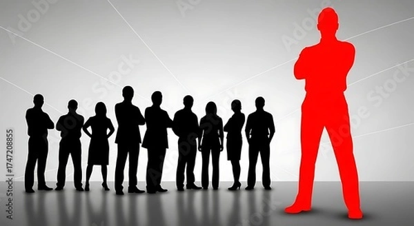 Fototapeta Teamwork and Authority