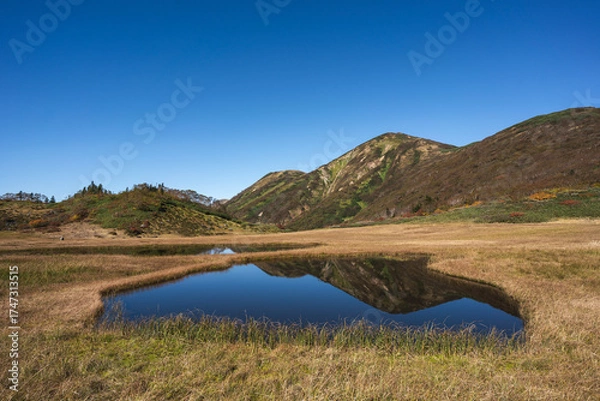 Obraz 逆さ火打　火打山天狗の庭