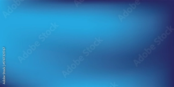 Fototapeta Modern Blue gradient studio room, abstract background pattern, walls and floor reflect neon lights. art