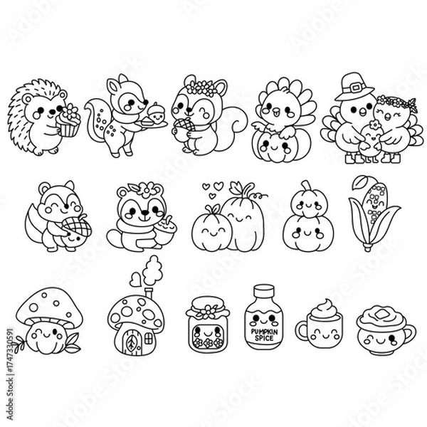 Obraz cozy_retro_fall_black_2