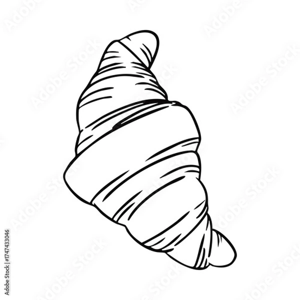 Fototapeta croissant 001-13