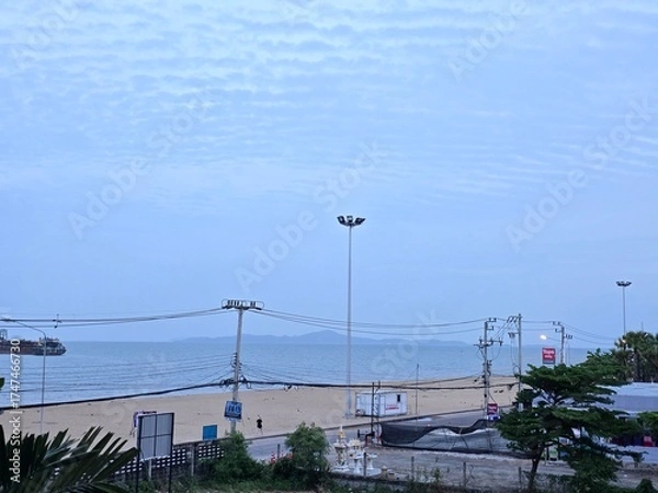 Obraz tropical beach and blue sky