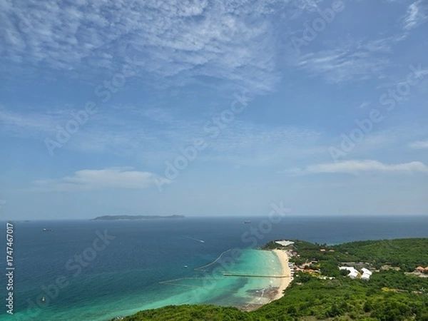 Obraz tropical beach and blue sky