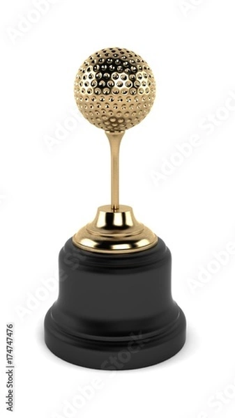 Obraz Golf Ball Trophy