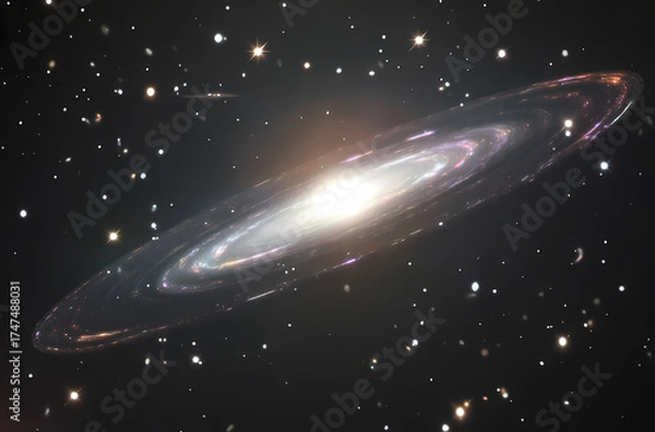 Fototapeta Spiral Galaxy in Deep Space