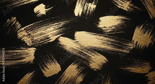 Obraz Background black and gold