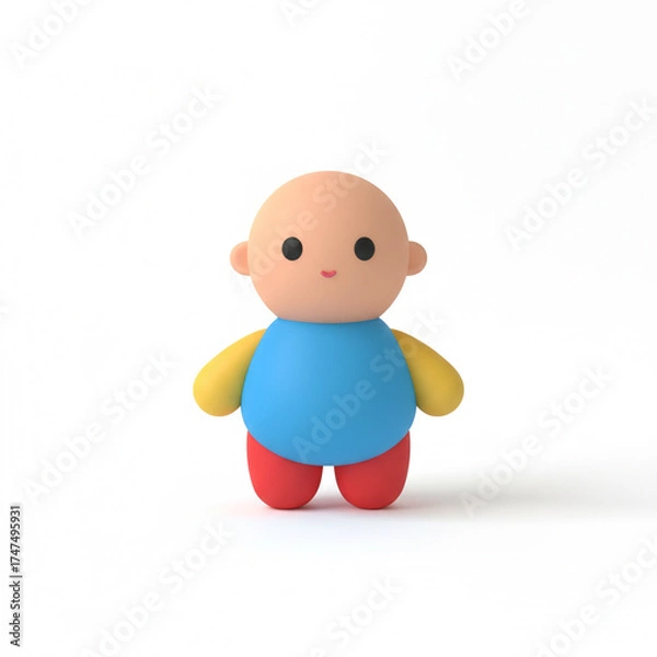 Obraz baby with toy