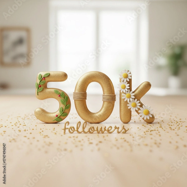 Obraz 50k followers