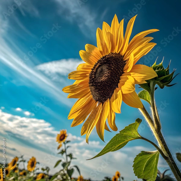 Obraz Sunflower Reaching the Sky