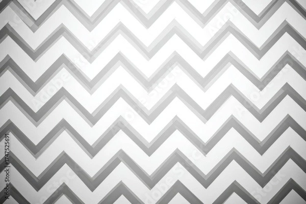 Obraz White and Gray Chevron Pattern Design