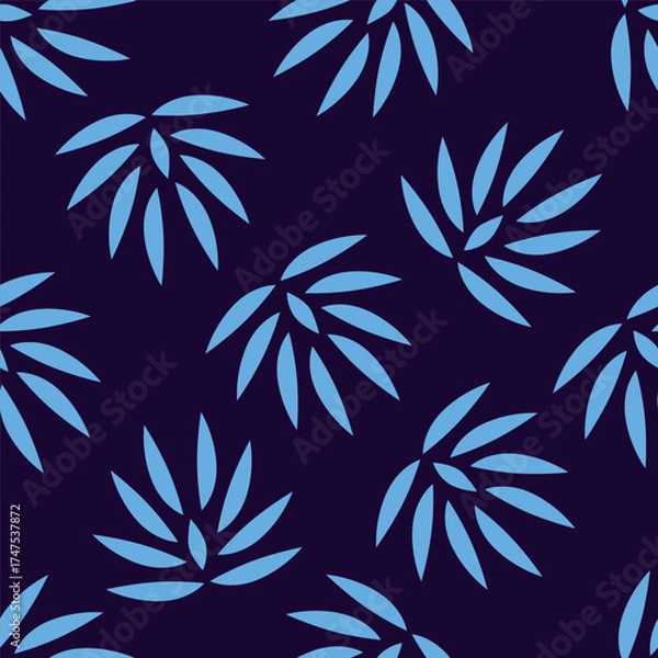 Fototapeta seamless floral pattern