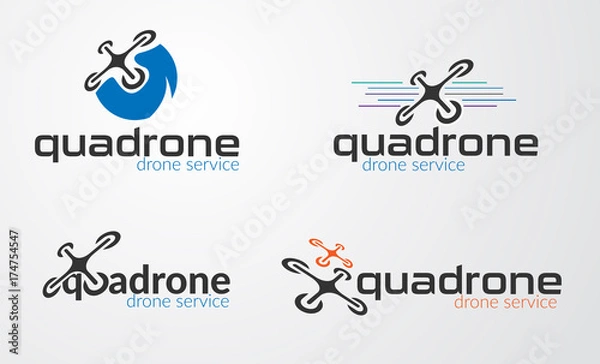 Fototapeta logo drona