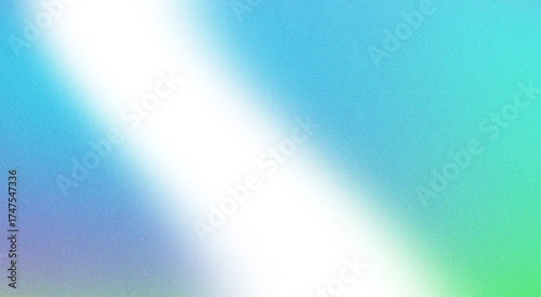 Fototapeta Abstract diagonal black swirl through vibrant blue and green gradient transparent background pattern 