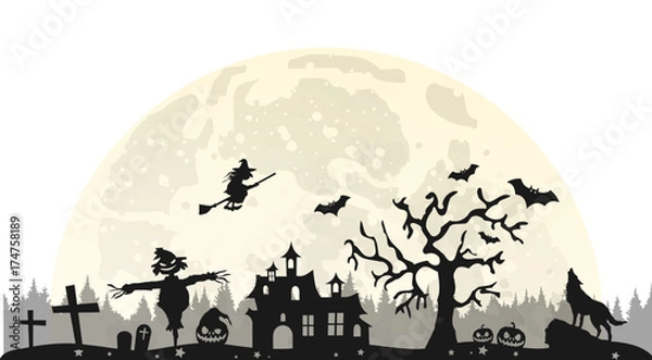 Obraz Silhouette Halloween
