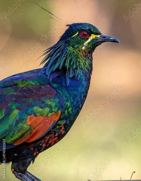 Obraz Colorful bird portrait