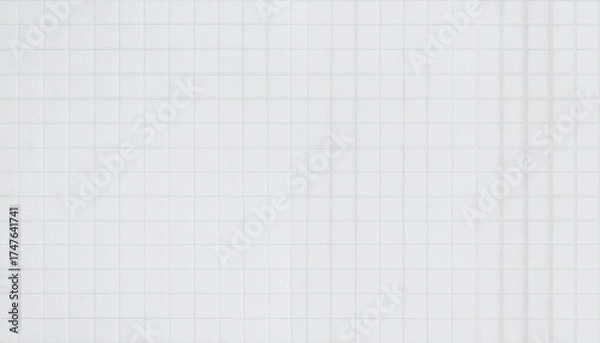 Obraz White Grid Paper Texture Background