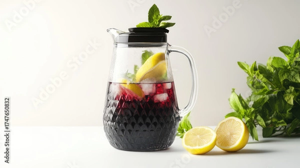 Obraz lemonade with lemon