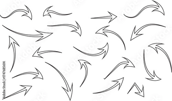 Fototapeta Black and white vector set of nature seamless pattern with birds and floral branch silhouette illustration