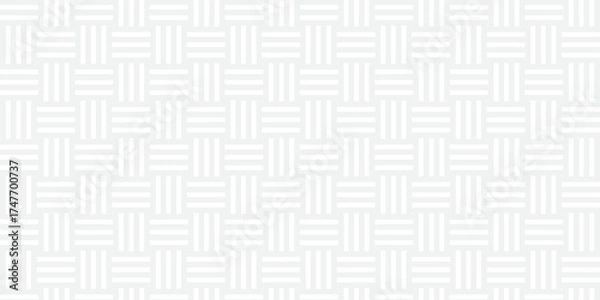 Fototapeta Seamless pattern with squares line diamond wall mat. Vintage textile decor geometric illustration element.