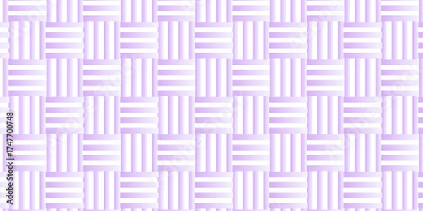 Fototapeta Seamless pattern with squares line diamond wall mat. Vintage textile decor geometric illustration element.