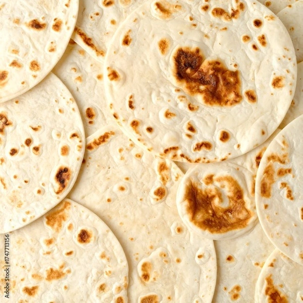 Obraz Stacked tortillas