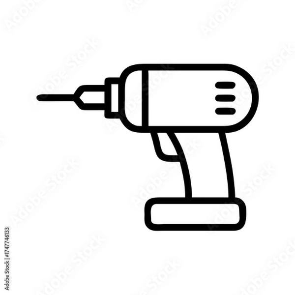 Obraz Drilling Machine Graphic