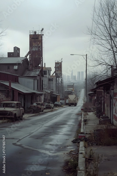 Obraz old steam train