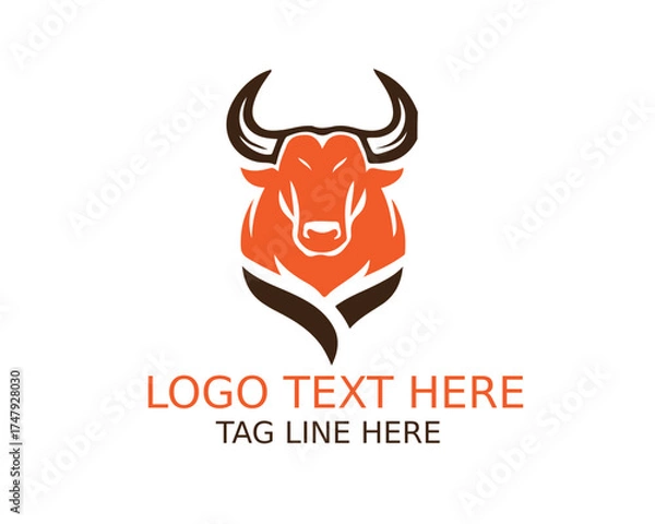 Fototapeta BULL Design Logo