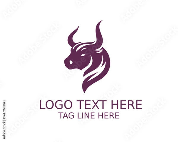Fototapeta BULL Design Logo