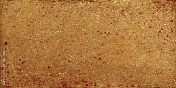 Fototapeta Rustic Textured Surface: A close-up view of a rugged, textured surface with an antique, weathered appearance, speckled with subtle patterns and tonal variations.