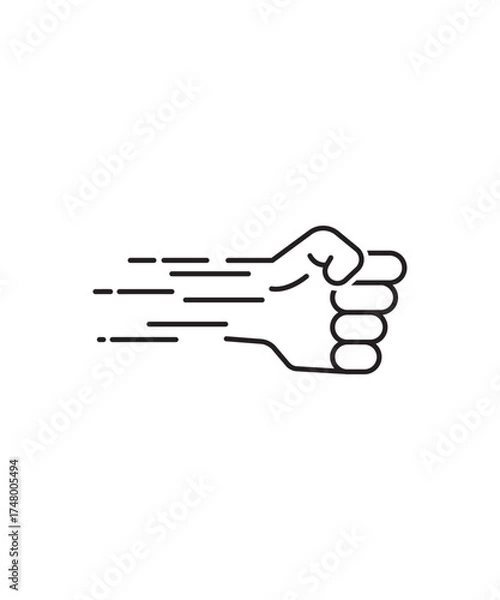 Fototapeta power icon, vector best line icon.