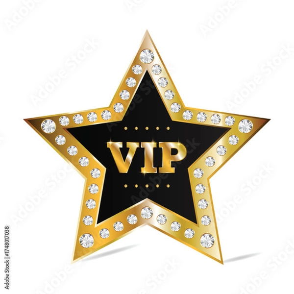 Obraz Golden Star Vector