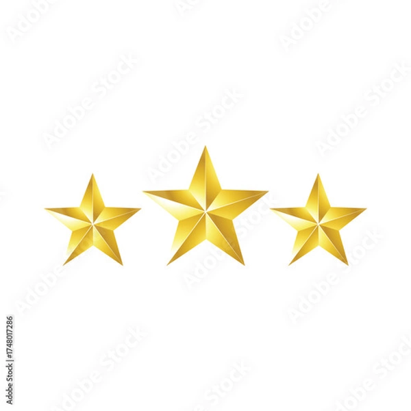 Fototapeta Golden Star Vector