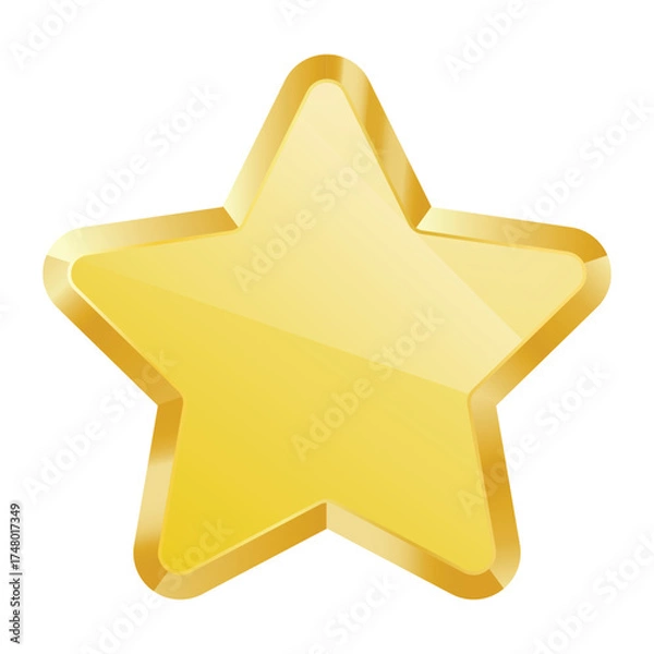 Fototapeta Golden Star Vector