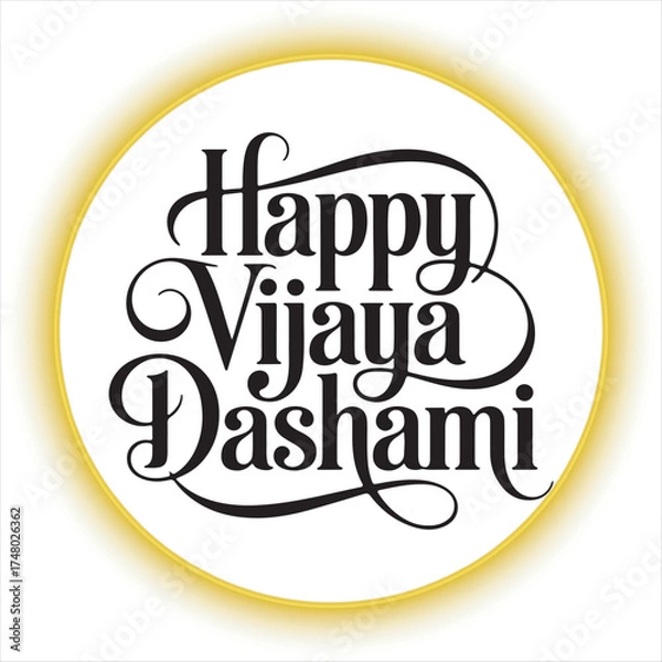 Fototapeta Happy Vijaya Dashami Lotus Calligraphy Design,
Black and White Vijaya Dashami Greeting Vector,
Elegant Lotus Flower with Happy Vijaya Dashami Text,
Traditional Vijaya Dashami Festival Vector Art.