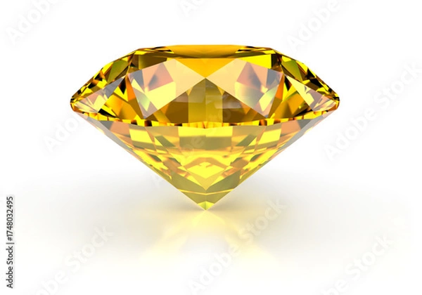 Obraz The yellow diamond
