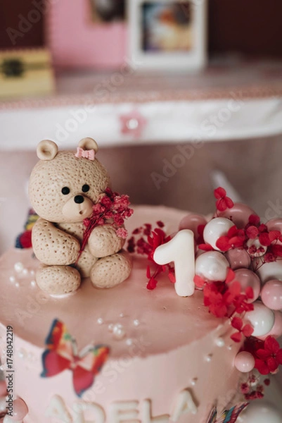 Fototapeta heart shaped cookies