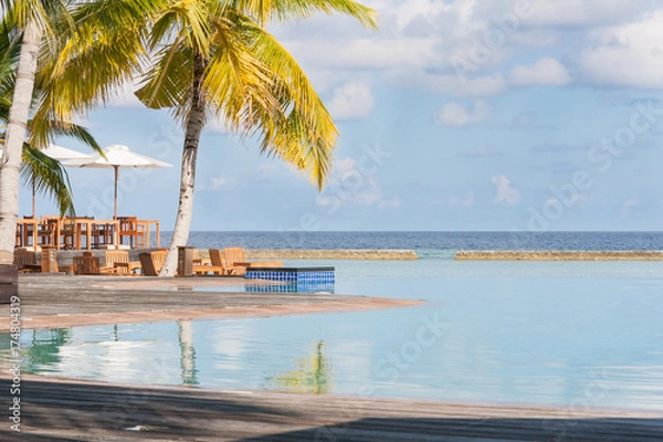 Obraz Piscine à débordement