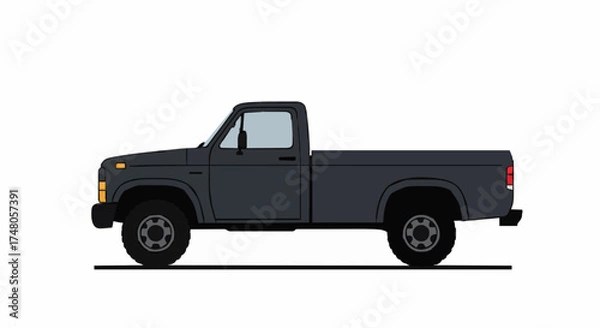 Obraz Truck vector illustration 31