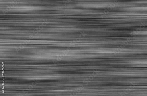 Fototapeta A display scan line and glitch pattern abstract background in monchrome black white and grey