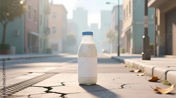 Obraz empty parking lot