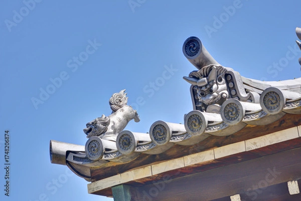 Obraz 浄福寺の瓦