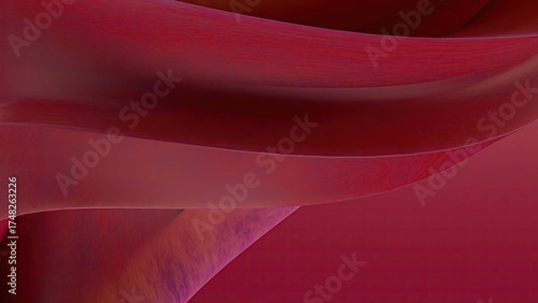 Obraz Abstract Red Swirls