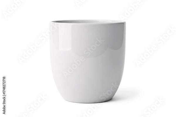 Obraz White Ceramic Mug on White Background