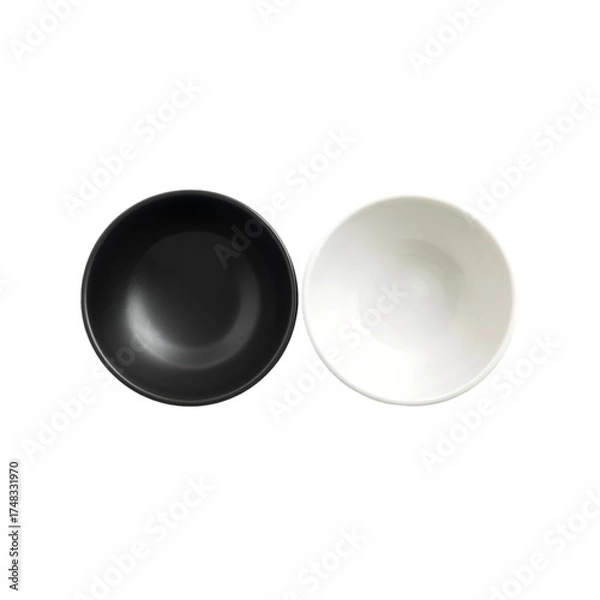 Obraz empty plate isolated on white